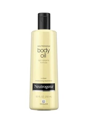 Neutrogena Body Oil- for dry skin.